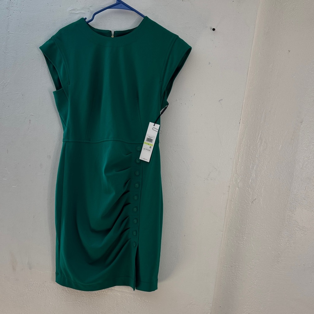 Calvin Klein green Dress size 4 pre-owned - Picture 7 of 16